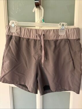 Free Fly Apparel Women's Drawstring Performance Shorts - Grey